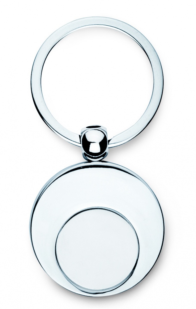 Logo trade promotional products picture of: Metal key ring with token Tampere