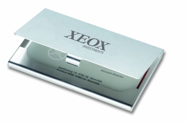 Logo trade promotional merchandise picture of: Aluminium business card holder