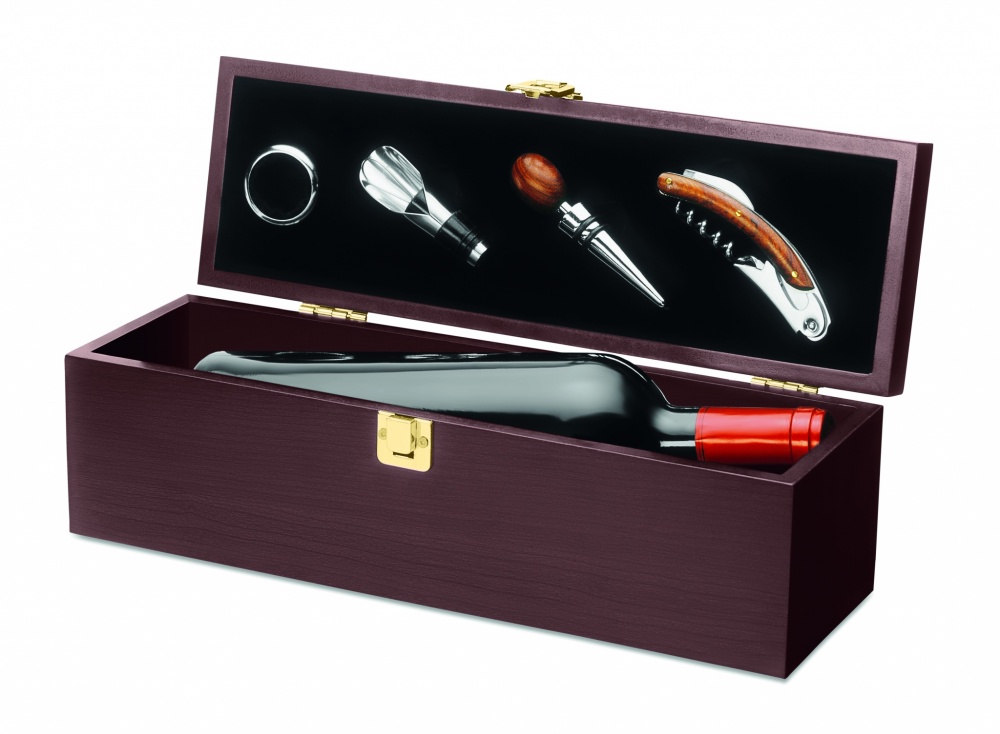 Logotrade promotional gifts photo of: Wine set in wine box