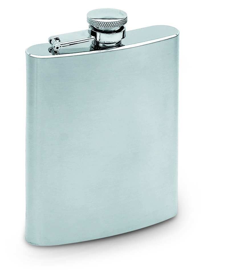 Logo trade promotional giveaways image of: Slim hip flask 200ml