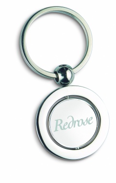 Logotrade promotional gift image of: Globe metal key ring  WORLD