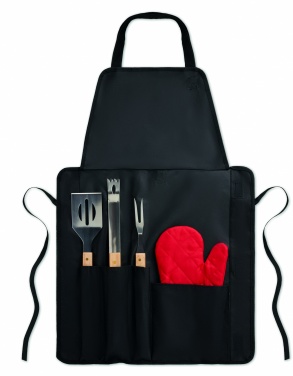 Logo trade promotional gift photo of: BBQ apron with BBQ tools