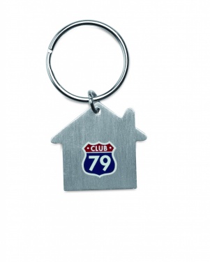 Logo trade promotional items image of: Metal key holder house Lahti