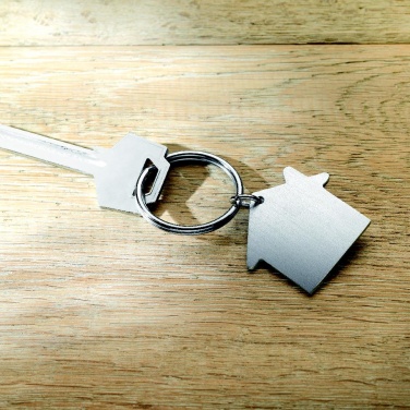 Logotrade promotional items photo of: Metal key holder house Lahti