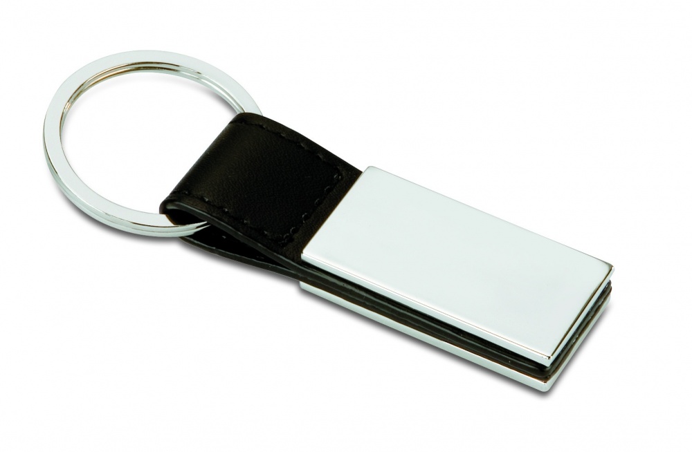 Logotrade promotional item picture of: PU and metal key ring Kuopio