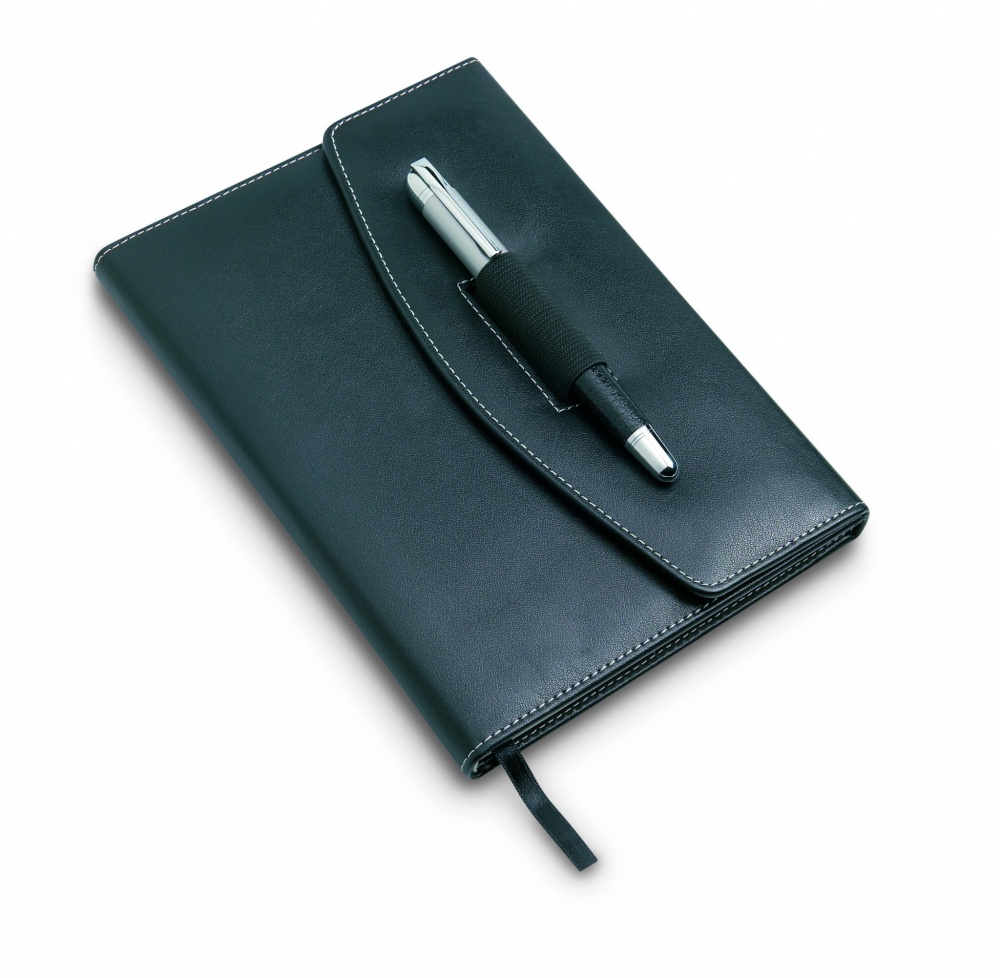 Logotrade promotional item image of: A5 notebook portfolio with pen