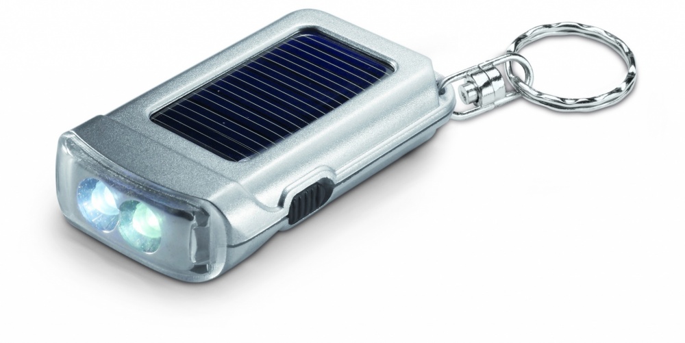 Logotrade promotional giveaway picture of: Solar powered torch key ring Vaasa