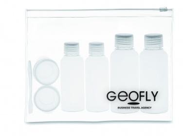 Logo trade promotional items picture of: Travelling pouch with bottles