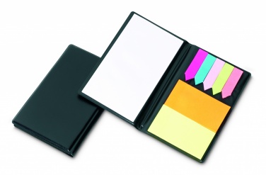 Logo trade promotional giveaways image of: Memo pad with page markers