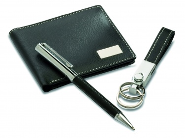 Logo trade promotional giveaways image of: Ball pen key ring and wallet Lappeenranta