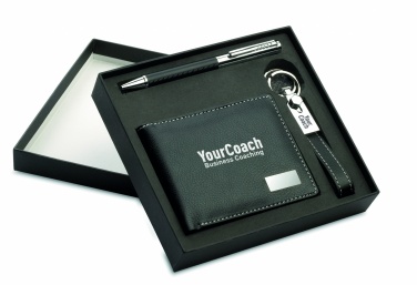 Logotrade corporate gift picture of: Ball pen key ring and wallet Lappeenranta