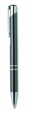 Logo trade advertising products image of: Push button pen with black ink