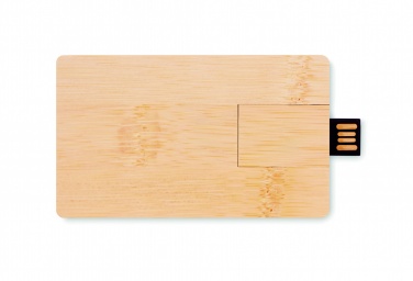 Logo trade corporate gifts image of: 16GB bamboo casing USB