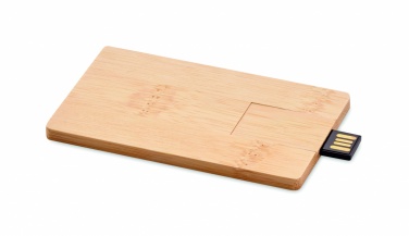 Logo trade promotional gifts picture of: 16GB bamboo casing USB