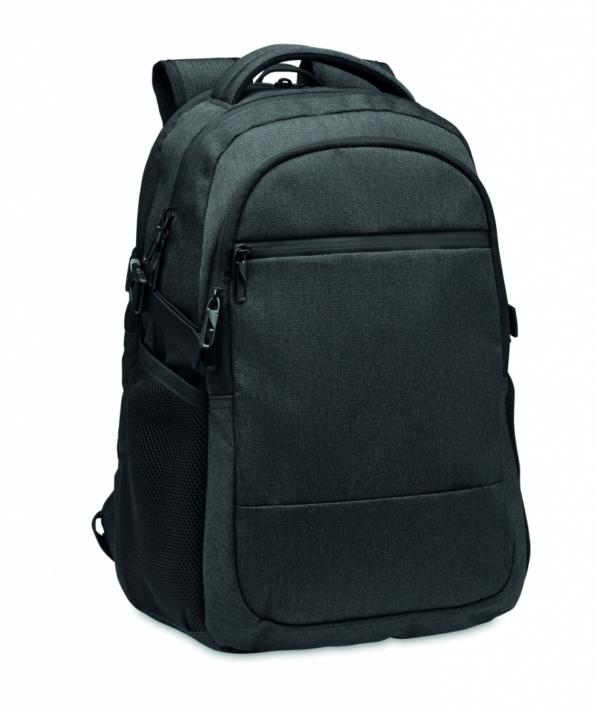 Logotrade promotional merchandise photo of: 600D RPET laptop backpack