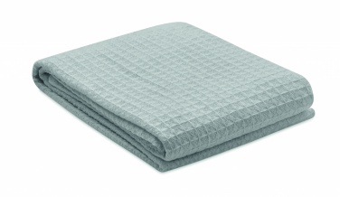 Logotrade corporate gift picture of: Cotton wafle blanket 350 gr/m²