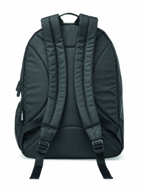 Logo trade business gift photo of: 300D RPET laptop backpack