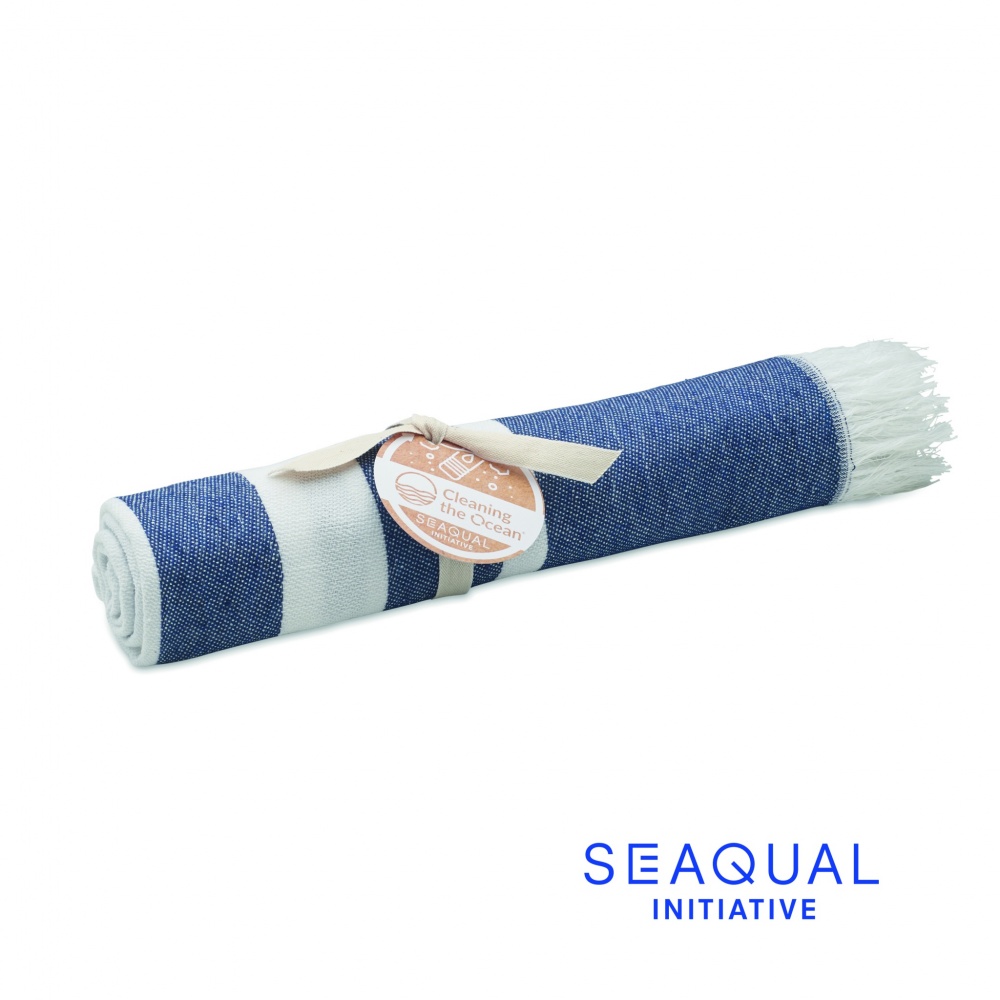 Logo trade corporate gifts image of: SEAQUAL® hammam towel 100x170