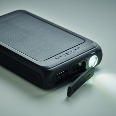 Logo trade business gift photo of: Solar power bank 5000 mAh