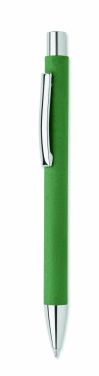 Logo trade advertising products picture of: Recycled paper push ball pen