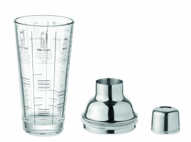 Logotrade promotional merchandise image of: Glass cocktail shaker 400 ml