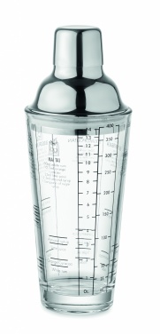 Logotrade corporate gift picture of: Glass cocktail shaker 400 ml