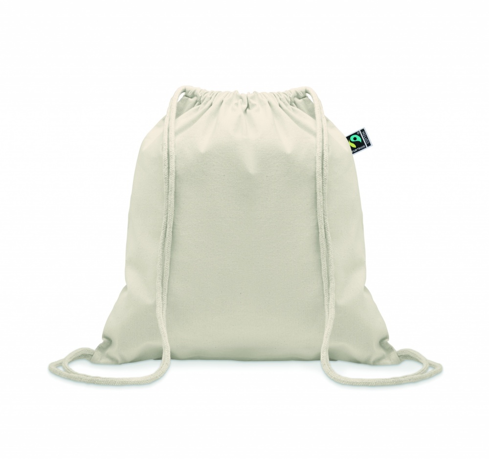 Logotrade promotional merchandise picture of: Drawstring bag Fairtrade