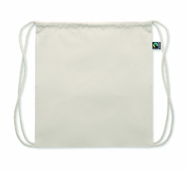 Logotrade promotional item picture of: Drawstring bag Fairtrade