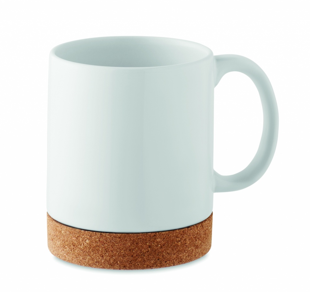 Logotrade promotional merchandise image of: Ceramic cork mug 280 ml