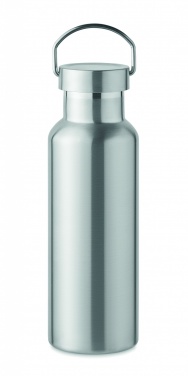 Logo trade promotional merchandise photo of: Double wall bottle 500 ml