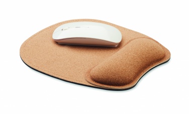 Logo trade promotional giveaways image of: Ergonomic cork mouse mat