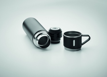 Logo trade promotional merchandise photo of: Double wall bottle and cup set