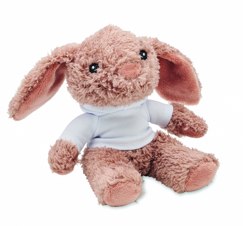 Logotrade promotional product image of: Bunny plush wearing a hoodie