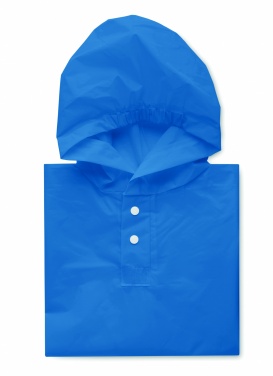 Logo trade business gift photo of: PEVA kid rain coat with hood