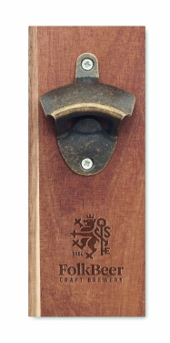 Logo trade promotional gift photo of: Wall mounted bottle opener