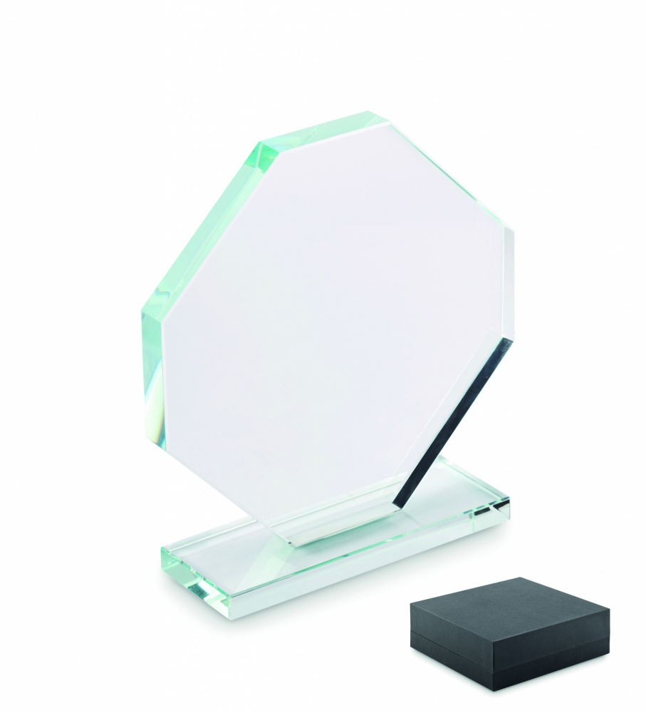 Logo trade promotional products image of: Crystal award