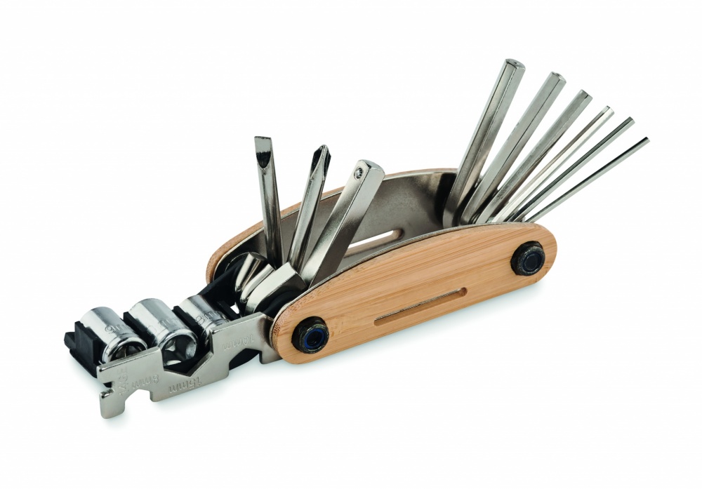 Logo trade advertising products picture of: Multi tool pocket in bamboo