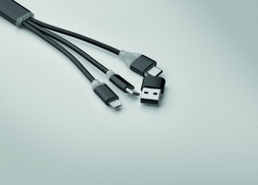 Logo trade promotional giveaways image of: 4 in 1 charging cable type C