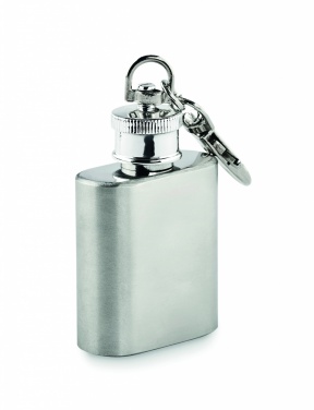 Logo trade promotional merchandise picture of: Hipflask key ring Joensuu