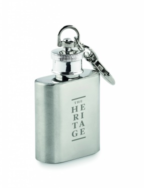 Logo trade advertising product photo of: Hipflask key ring Joensuu