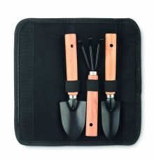 3 garden tools  in RPET pouch