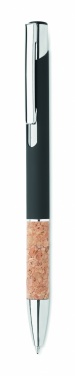 Logo trade promotional products picture of: Ballpoint pen made of aluminum with a cork grip