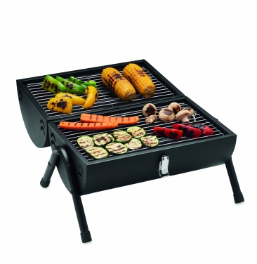 Logo trade corporate gifts image of: Portable barbecue with chimney