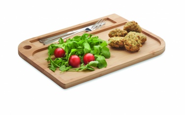 Logo trade promotional gifts picture of: Meal plate in bamboo