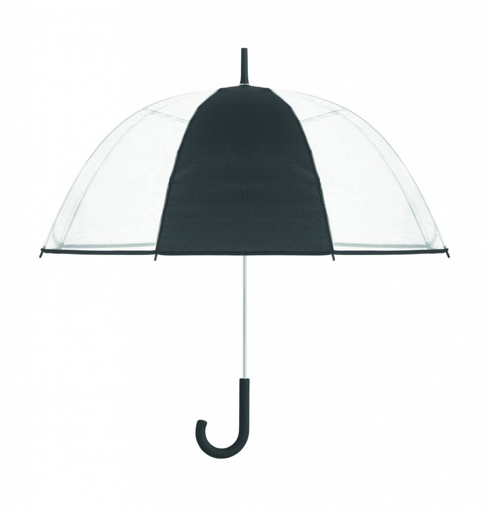 Logotrade promotional gift image of: Transparent 23 inch manual open umbrella