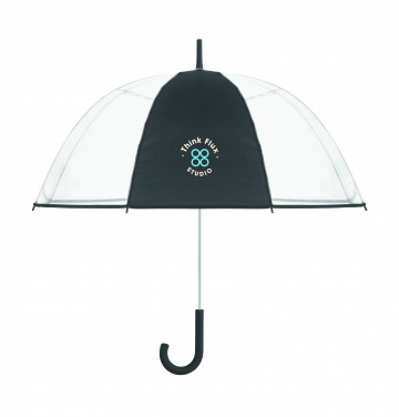 Logo trade promotional item photo of: Transparent 23 inch manual open umbrella