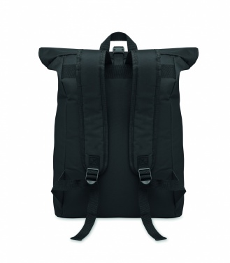 Logo trade promotional items image of: 600Dpolyester rolltop backpack