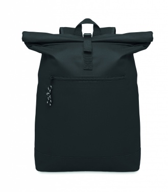 Logo trade promotional gift photo of: 600Dpolyester rolltop backpack