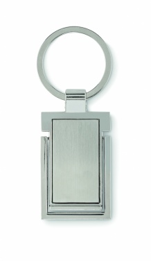 Logo trade promotional giveaways image of: Metal key ring phone stand Seinajoki