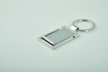 Logo trade promotional products image of: Metal key ring phone stand Seinajoki